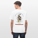 Durnamar, Vogel, 1st | Essential, Relaxed Fit Unisex Bio T-Shirt - Weiß