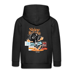 Gulperî, Glühbirne, 1st | Kinder Zip Hoodie - Schwarz