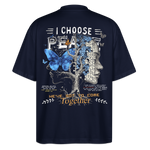 Ravana , Baum, 1st | Blaster, Oversize Bio T-Shirt, Unisex - Navy