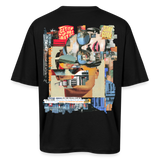 Seraphion, Gesichter, 1st | Breezy, Oversized Unisex T-Shirt - Schwarz