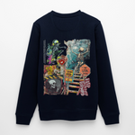 Tangaroa , Skelet, 1st | Roller, Unisex Bio-Sweatshirt - Navy