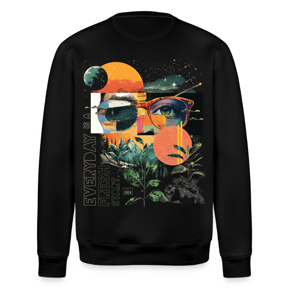 Izanagi, Sonnenbrille, 1st | Roller, Unisex Bio-Sweatshirt - Schwarz