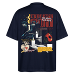 Athenia, Kerze, 1st | Blaster, Oversize Bio T-Shirt, Unisex - Navy
