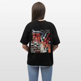 Heraa, Schach, 1st | Blaster, Oversize Bio T-Shirt, Unisex - Schwarz