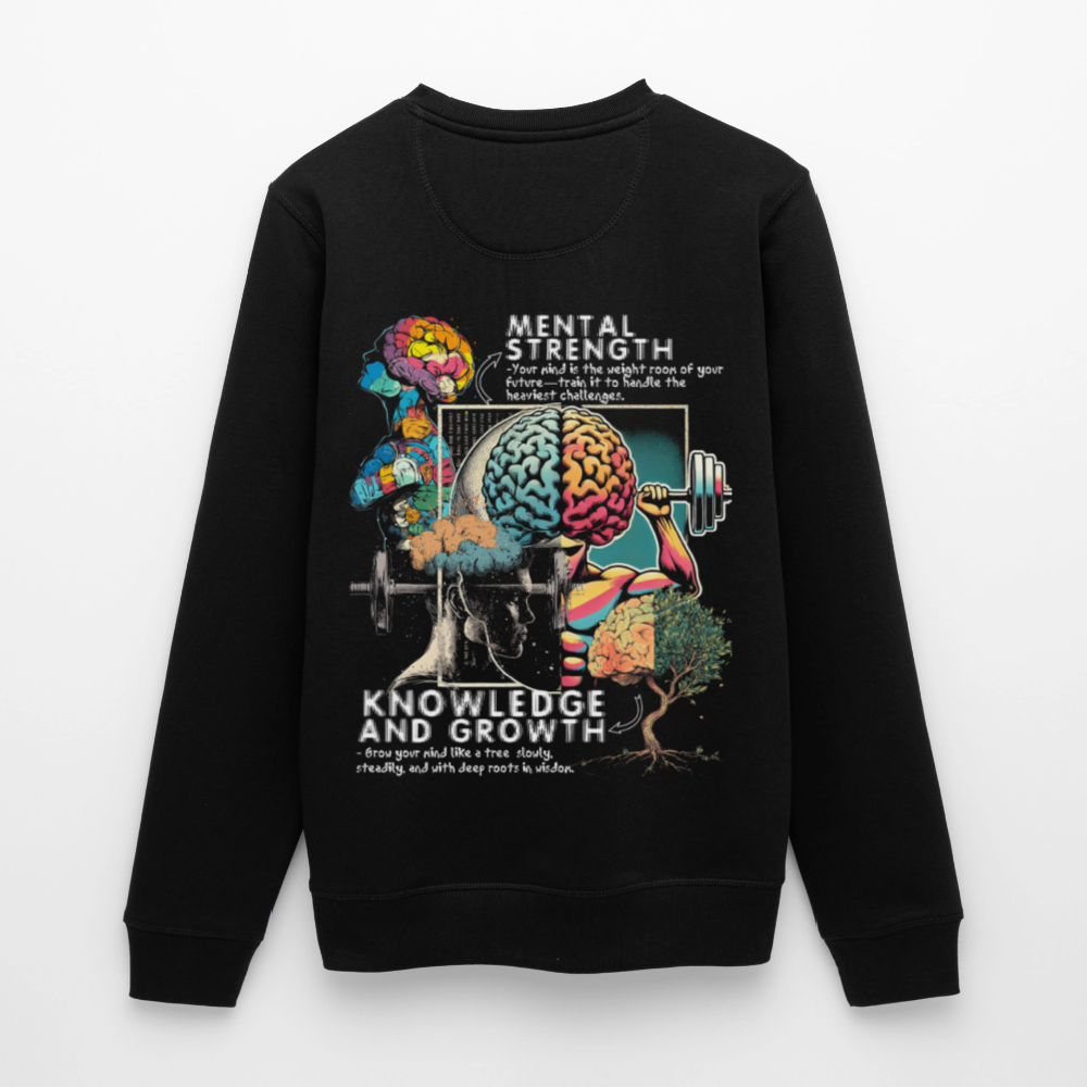 Selenian, Fitness, 1st | Roller, Unisex Bio-Sweatshirt - Schwarz
