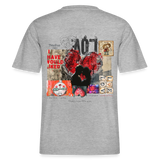 Galevar, Liebe, 1st | Essential, Relaxed Fit Unisex Bio T-Shirt - Grau meliert