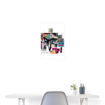 Saturnion, Raabe, 1st | Poster 40x60 cm - Weiß