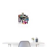 Saturnion, Raabe, 1st | Poster 40x60 cm - Weiß