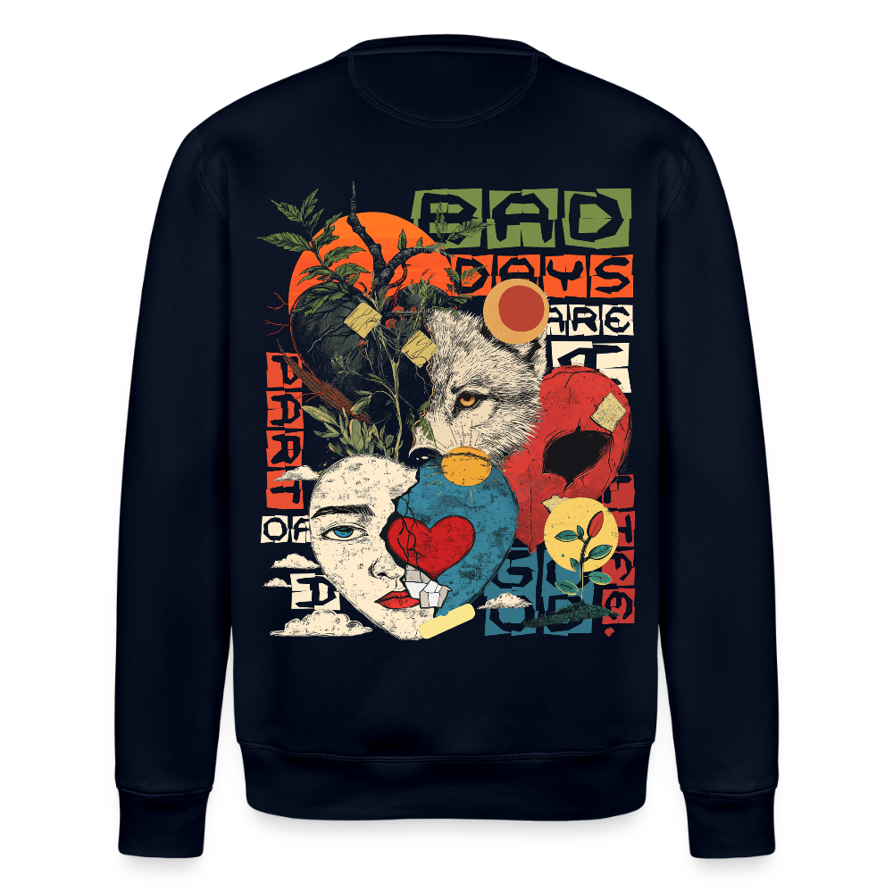 Eosan, Wolf, 1st | Roller, Unisex Bio-Sweatshirt - Navy