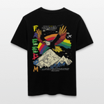 Susanoo, Adler, 1st | Essential, Relaxed Fit Unisex Bio T-Shirt - Schwarz