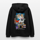 Nerthus, Gesicht, 1st | Freshhood, Oversized Unisex Hoodie - Schwarz