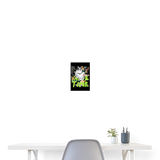 Ifrit, Uhr, 1st | Poster 20x30 cm - Weiß