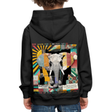 Thanatain, Elefant, 1st | Kinder Hoodie - Schwarz