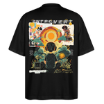 Hermesan, Kindheit, 1st | Blaster, Oversize Bio T-Shirt, Unisex - Schwarz