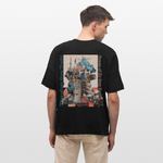 Zephiron, Schloss, 1st | Blaster, Oversize Bio T-Shirt, Unisex - Schwarz