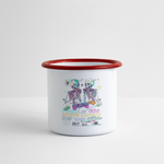 Malakar, Gaming, 1st | Emaille-Tasse - Weiß/Rot
