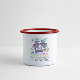 Malakar, Gaming, 1st | Emaille-Tasse - Weiß/Rot