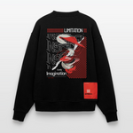 Xiwangmu, Muschel, 1st | Heavyweight Oversized Bio Sweater, Unisex - SOLID BLACK