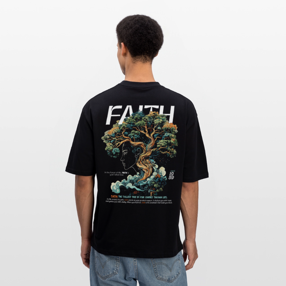 Hades, Baum, 1st | Breezy, Oversized Unisex T-Shirt - Schwarz