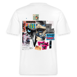 Saturnion, Raabe, 1st | Essential, Relaxed Fit Unisex Bio T-Shirt - Weiß