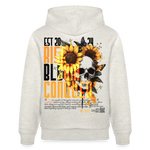 Umbraxion, Sonnenblume, 1st | Cruiser, Unisex Bio-Hoodie - Beige meliert