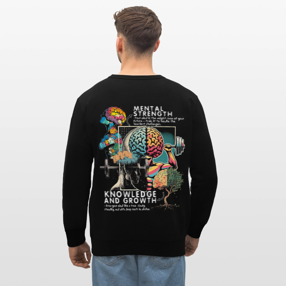 Selenian, Fitness, 1st | Roller, Unisex Bio-Sweatshirt - Schwarz