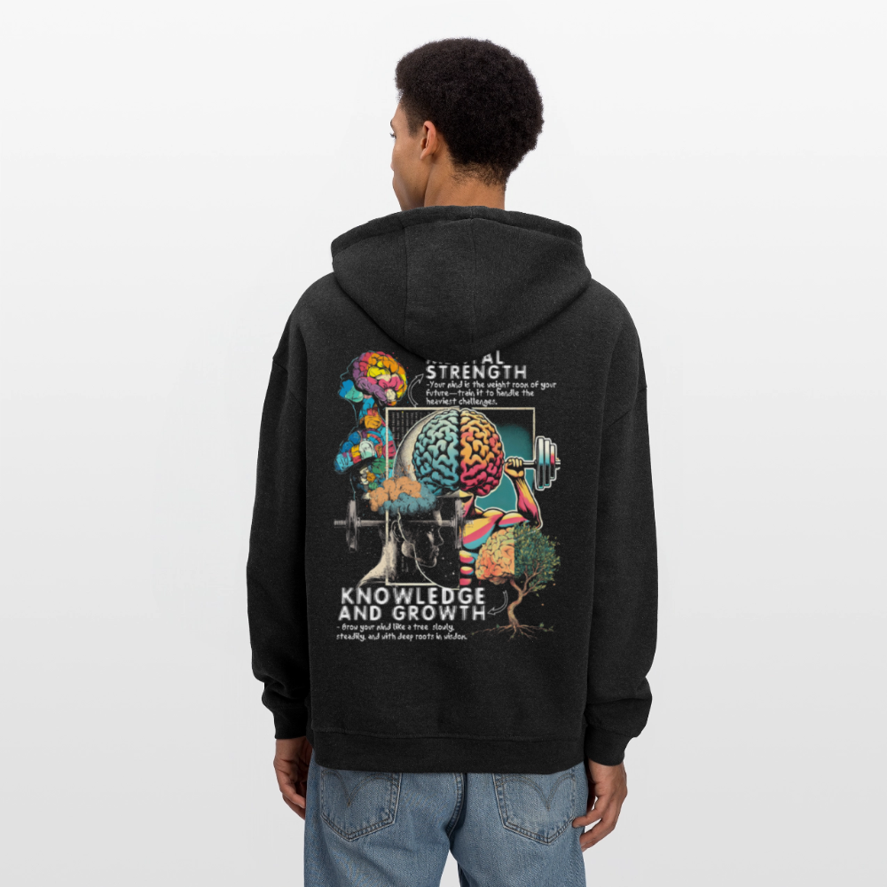 Selenian, Fitness, 1st | Freshhood, Oversized Unisex Hoodie - Anthrazit