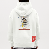 Durnamar, Vogel, 1st | Heavyweight Oversized Bio Hoodie, Unisex - OFF WHITE