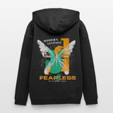 Azazîl, Schmetterling, 1st | Freshhood, Oversized Unisex Hoodie - Anthrazit