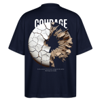 Şêwqî, Donut, 1st | Blaster, Oversize Bio T-Shirt, Unisex - Navy