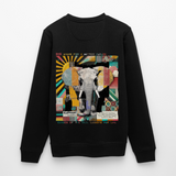 Thanatain, Elefant, 1st | Roller, Unisex Bio-Sweatshirt - Schwarz
