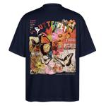 Azaroth2, Schmetterling, 1st | Blaster, Oversize Bio T-Shirt, Unisex - Navy