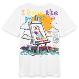 Noctharius, Malen, 1st | Teenager Bio T-Shirt - Weiß