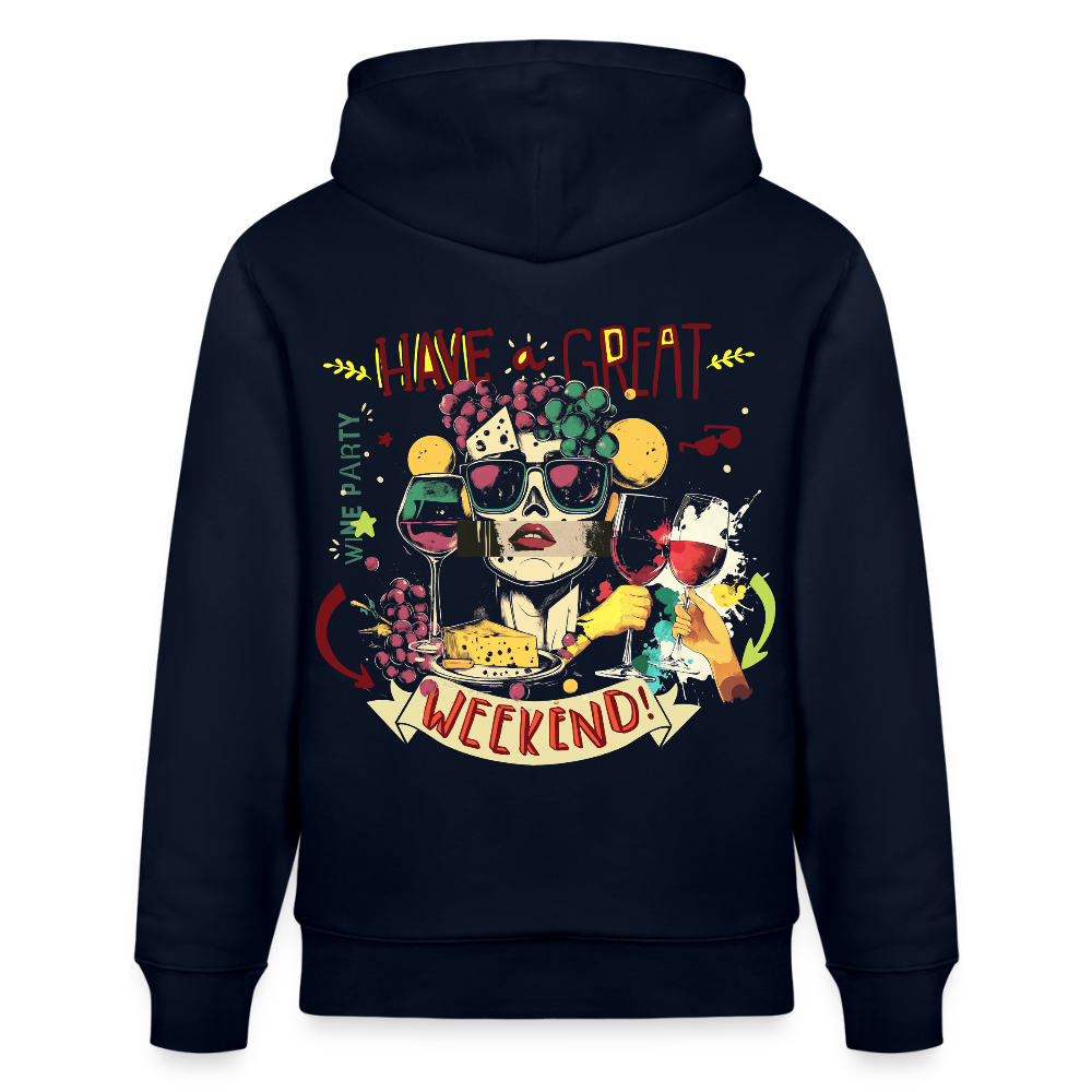 Ruh, Trauben, 1st | Cruiser, Unisex Bio-Hoodie - Navy