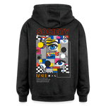 Shennong, Augen, 1st | Freshhood, Oversized Unisex Hoodie - Anthrazit
