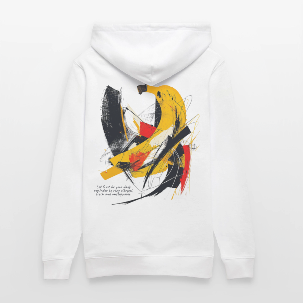 Vegaon, Banane, 1st | Cruiser, Unisex Bio-Hoodie - Weiß