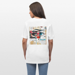 Marsyros, Augen, 1st | Essential, Relaxed Fit Unisex Bio T-Shirt - Weiß