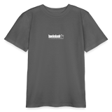 Kronan, Gesicht, 1st | Teenager Bio T-Shirt - Anthrazit