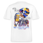 Vorthalos, Skelet, 1st | Essential, Relaxed Fit Unisex Bio T-Shirt - Weiß