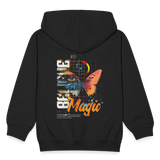 Derdiyok, Schmetterling, 1st | Kinder Zip Hoodie - Schwarz