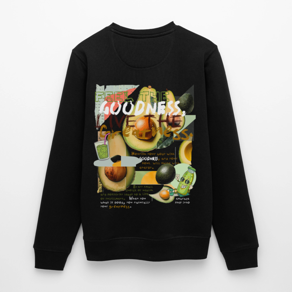 Daeva, Avocado, 1st | Roller, Unisex Bio-Sweatshirt - Schwarz