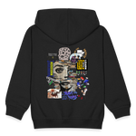 Tianlong, Gesicht, 1st | Kinder Zip Hoodie - Schwarz