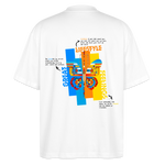 Nebularis, Schmetterling, 1st | Blaster, Oversize Bio T-Shirt, Unisex - Weiß